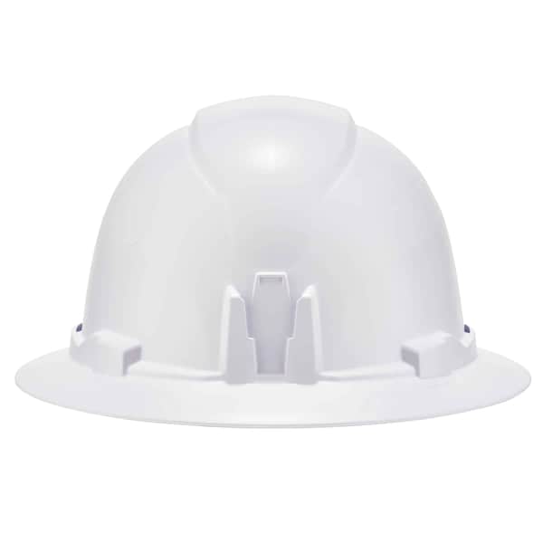 Ergodyne White Class E Hard Hat Full Brim with Ra - 8971
