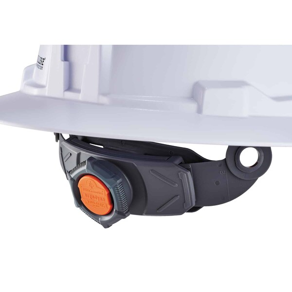 Ergodyne White Class E Hard Hat Full Brim with Ra - 8971