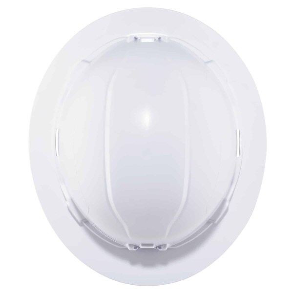 Ergodyne White Class E Hard Hat Full Brim with Ra - 8971