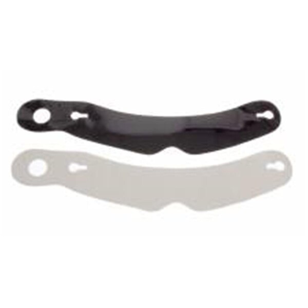 Track Usa 2 mm Nose Notch Plastic Race Products Helmet Shield Tear Off, Smoked - TR1386495