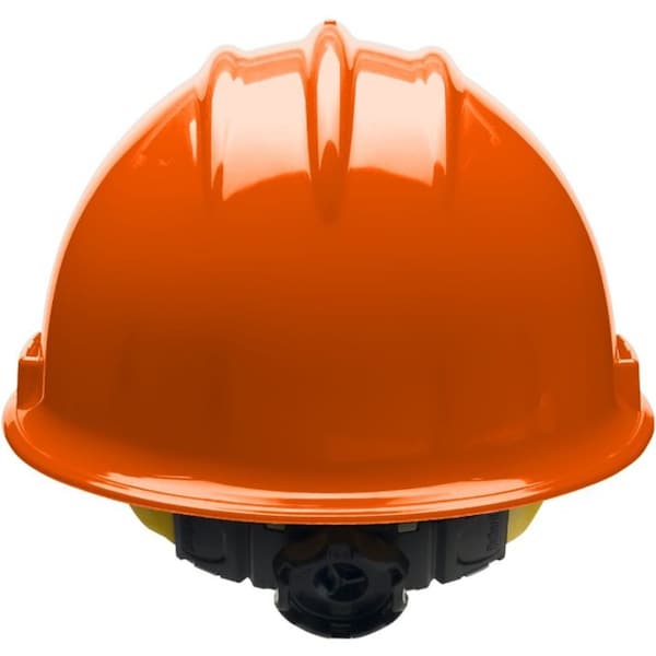 Bullard Hard Hat, Classic, Polyethylene, 6 Point Ratchet, Type 1, Class G, Orange - 30ORR