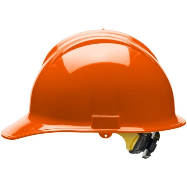Bullard Hard Hat, Classic, Polyethylene, 6 Point Ratchet, Type 1, Class G, Orange - 30ORR