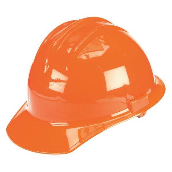 Bullard Hard Hat, Classic, Polyethylene, 6 Point Ratchet, Type 1, Class G, Orange - 30ORR