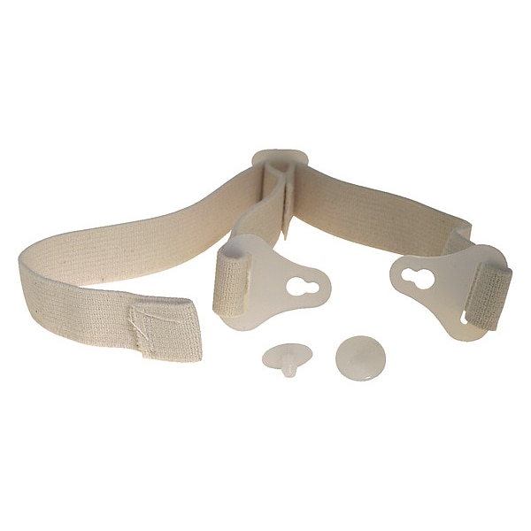Bullard Chin Straps, Bullard Sandblast Hood, PK10, For Use With CC20-Series Hoods, GR50 Hoods White, 10 PK - 20NC