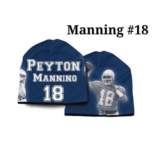 American Mills Denver Broncos Beanie Heavyweight Peyton Manning Design - 1122702470