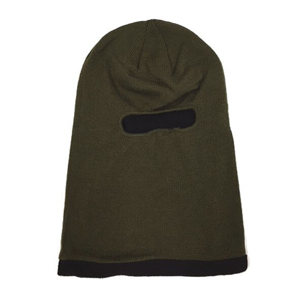 Polar Plus Knit Face Mask, Fleece Lined, Green - 980-G