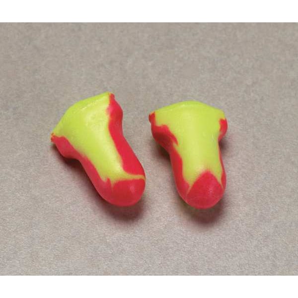 Honeywell Howard Leight Laser Lite Disposable Corded Earplugs, Foam, Contoured-T Shape, NRR 32 dB, Magenta/Yellow, 100 Pairs - LL-30