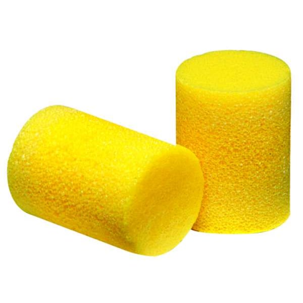 3M E-A-R Classic Disposable Uncorded Ear Plugs, Cylinder Shape, NRR 29 dB, Yellow, 200 Pairs - 310-1001