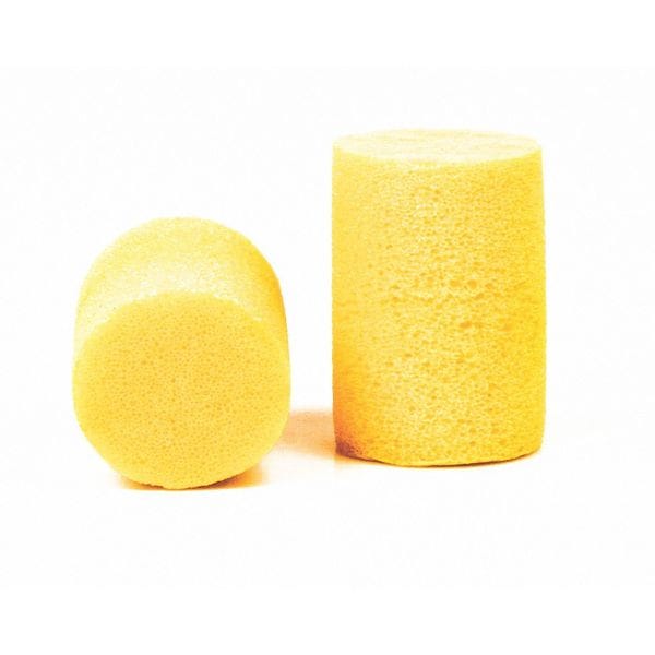 3M E-A-R Classic Disposable Uncorded Ear Plugs, Cylinder Shape, NRR 29 dB, Yellow, 200 Pairs - 310-1001