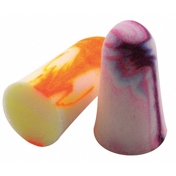 Moldex SparkPlugs Disposable Uncorded Ear Plugs, Bullet Shape, NRR 33 dB, Multi-Color, 200 Pairs - 6604