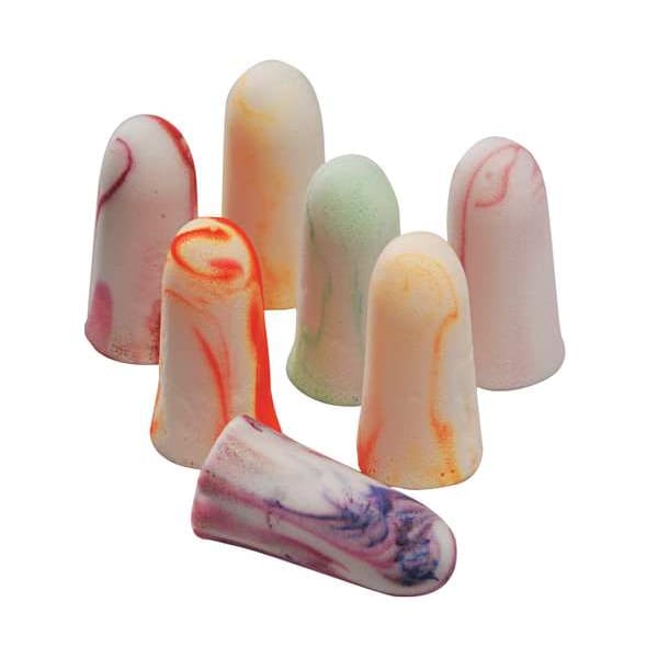 Moldex SparkPlugs Disposable Uncorded Ear Plugs, Bullet Shape, NRR 33 dB, Multi-Color, 200 Pairs - 6604