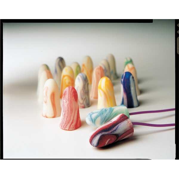 Moldex SparkPlugs Disposable Uncorded Ear Plugs, Bullet Shape, NRR 33 dB, Multi-Color, 200 Pairs - 6604