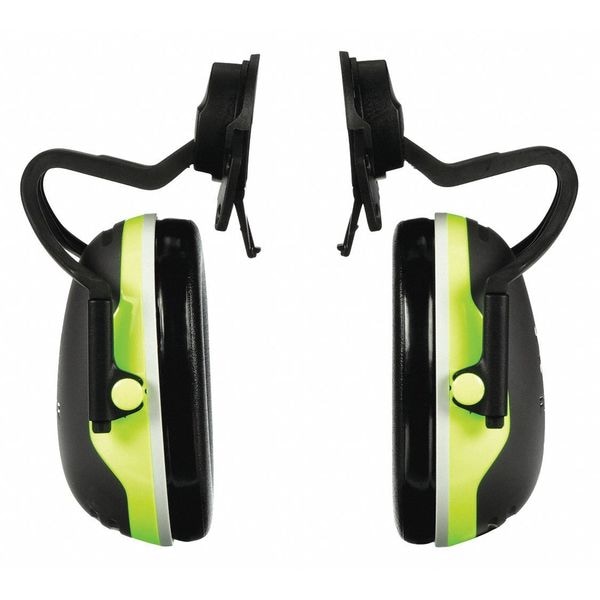 3M Hard Hat Mounted Ear Muffs, 26 dB, Peltor X4, Black - X4P51E