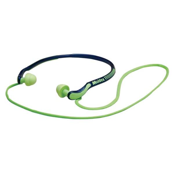 Moldex Jazzband Reusable Foam Ear Plugs, Bell Shape, 25 dB, Green - 6506