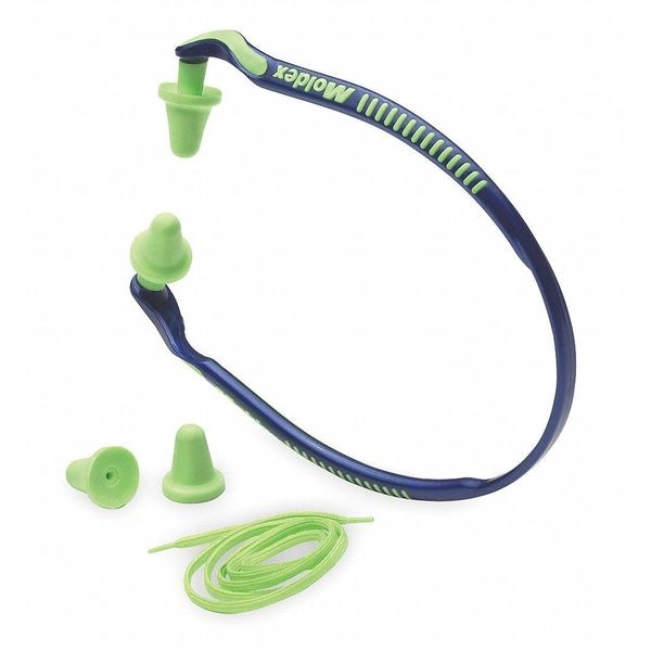Moldex Jazzband Reusable Foam Ear Plugs, Bell Shape, 25 dB, Green - 6506