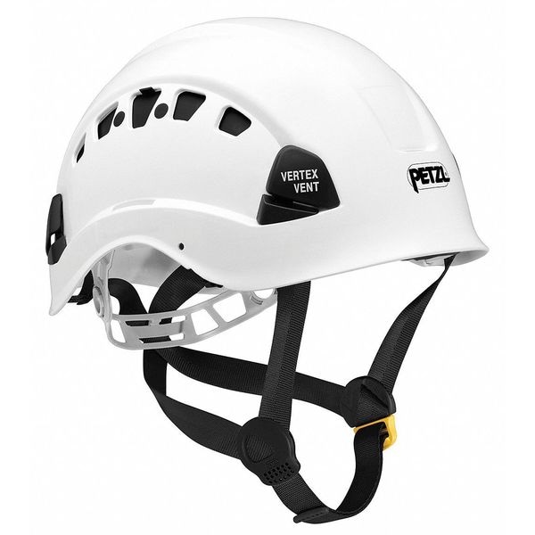 Petzl Rescue Helmet, ABS, 6-Point Mesh Liner, White, Fits Hat Size 6-3/8 to 7-7/8 , Vented with Slots - A10VWA