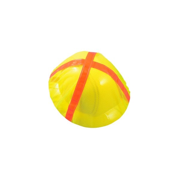 Occunomix High Visibility Full Brim Hard Hat Cover Hi-Viz Yellow, 12 Pack,  - V896-FBY