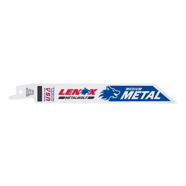 Irwin LENOX METALWOLF 6 in. Bi-Metal WAVE EDGE Reciprocating Saw Blade 18 TPI 1 pk - 20567S618R