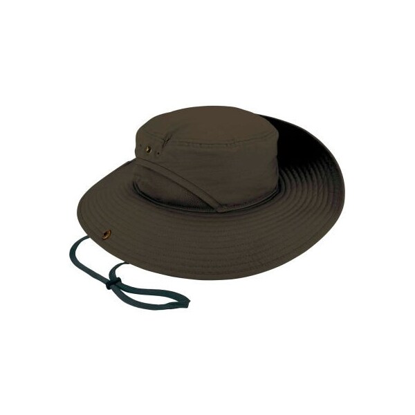 Ergodyne Chill-Its 8936 Lightweight Ranger Hat, Mesh Paneling, L/XL, Olive - 12603
