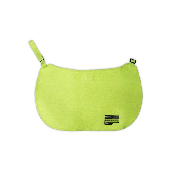 Magid MGard W AeroDex Technology HiVis Yellow Neck Guard W Adjustable Hard Hat Strap, Cut Level A9 - NGADG