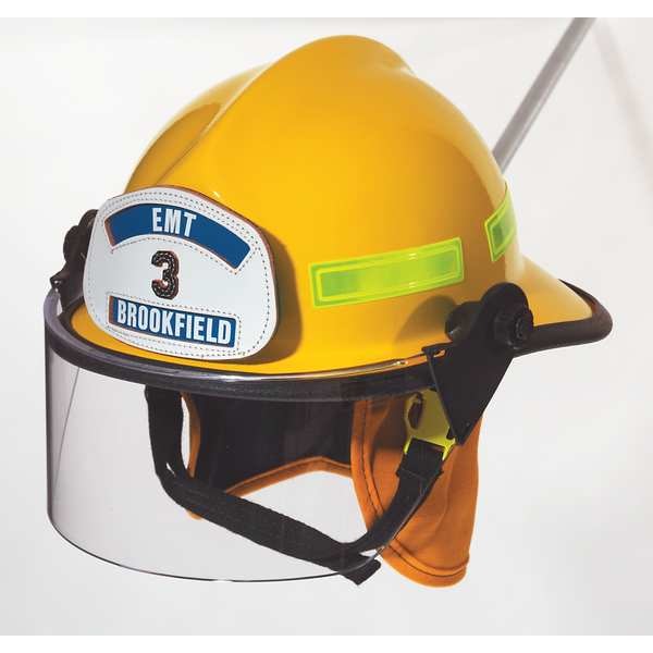 Cairns Fire Helmet, Fiberglass, Ratchet, Blue, Fits Hat Size 6-3/8 to 8-3/8 , Modern - 660CFSC