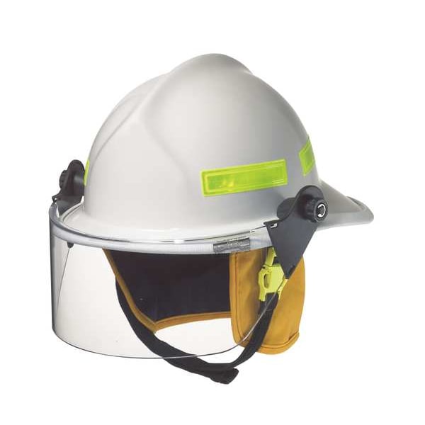 Cairns Fire Helmet, Fiberglass, Ratchet, Blue, Fits Hat Size 6-3/8 to 8-3/8 , Modern - 660CFSC