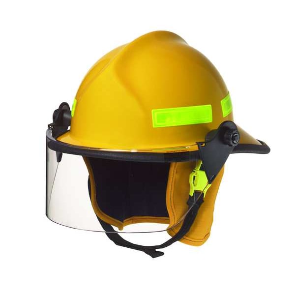 Cairns Fire Helmet, Fiberglass, Ratchet, Blue, Fits Hat Size 6-3/8 to 8-3/8 , Modern - 660CFSC