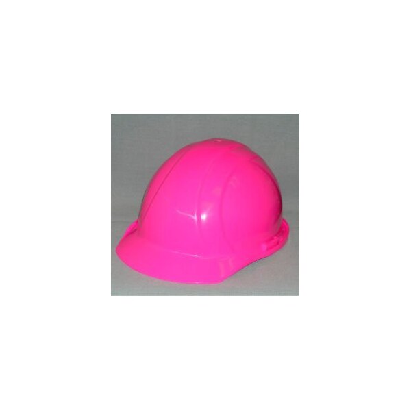 Erb Safety ERB 19769 Americana Hard Hat, 4-Point Pinlock Suspension, Hi-Viz Pink - 19769