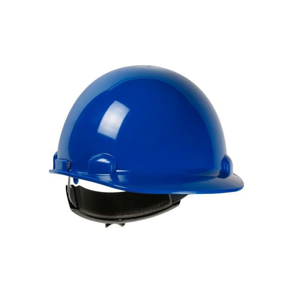 Pip Dynamic Dom Cap Style Dome Hard Hat HDPE Shell, 4-PT Suspension, Rachet Adjustment, Royal - 280-HP341R-17