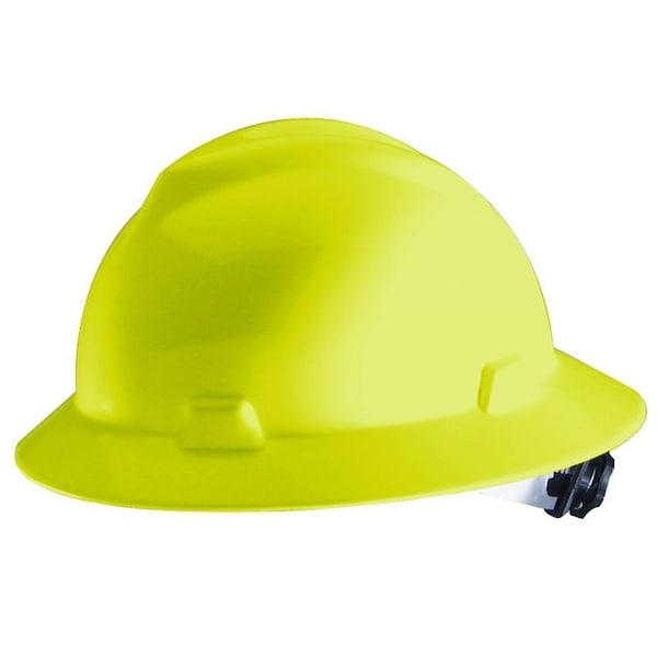 Msa Safety SAFETY WORKS SWX00359 Hard Hat, 4Point Textile Suspension, HDPE Shell, Yellow, Class E - SWX00359-01
