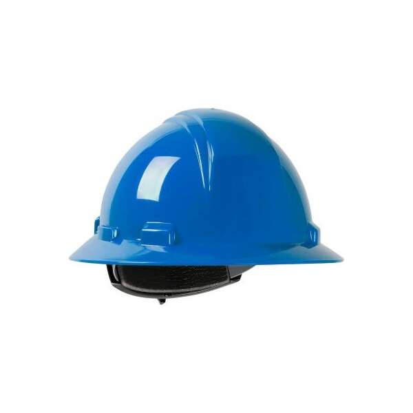 Pip Kilimanjaro Full Brim Hard Hat HDPE Shell, 4-Pt Nylon Webbing Cradle, Ratchet Adjustment, Royal - 280-HP641R-17