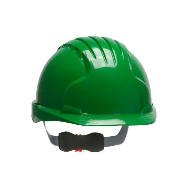 Pip Evolution Deluxe 6151 Cap Style Hard Hat HDPE Shell, 6-Pt Polyester Suspension, Ratchet Adj., Green - 280-EV6151-30