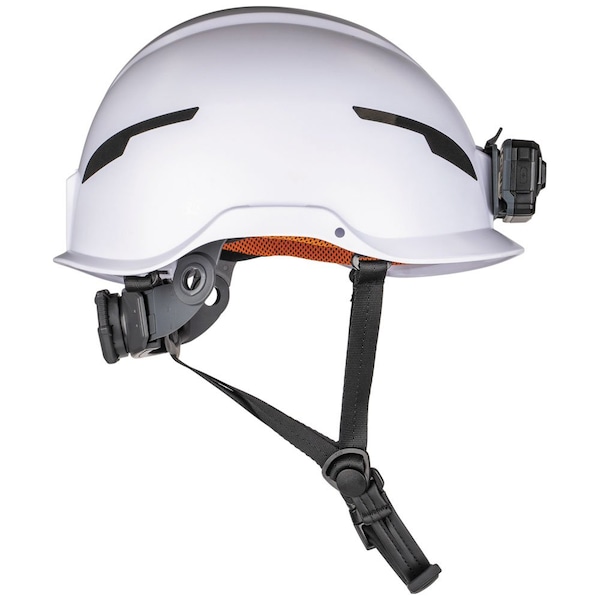Klein Tools Safety Helmet, Shell: PC/ABS and EPS; Suspension: PC/ABS and HDPE, White - 60525