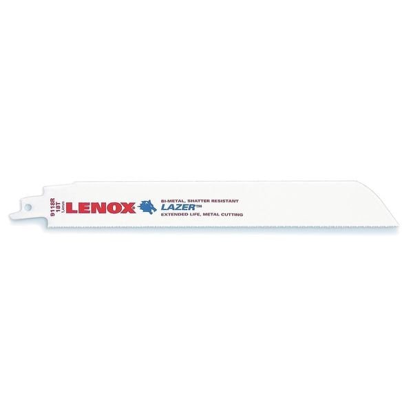 Lenox Recip Saw Blade, TPI 18, 25 UNT, PK4 - 20181B9118R