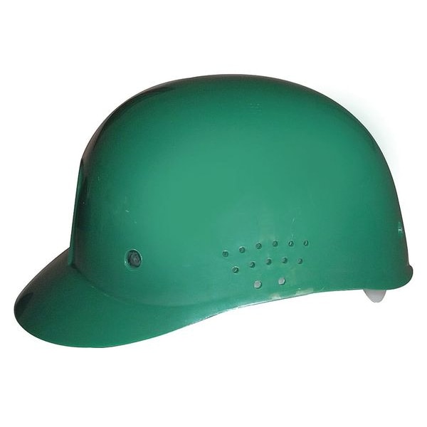 Condor Bump Cap, Baseball, Polyethylene, Pinlock Suspension, Green, Fits Hat Size 6-1/2 to 7-1/2 - 23Z353