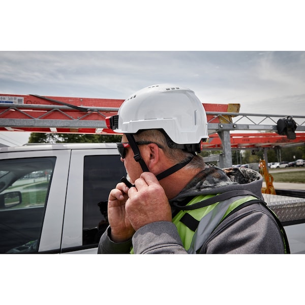Milwaukee Tool Safety Helmet Chin Strap, For Use With Hard Hats Black - 48-73-1084