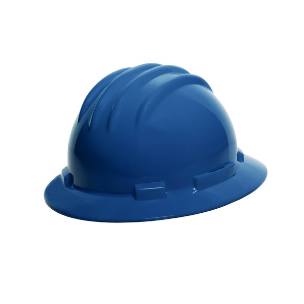 Ironwear High Density Polyethylene Full Brim Hard Hat Blue - 3970-B