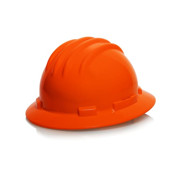 Ironwear High Density Polyethylene Full Brim Hard Hat Orange - 3970-O