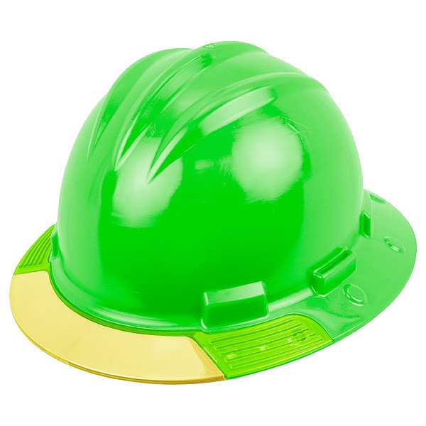 Bullard Full Brim Hard Hat, HDPE, 4 Point Ratchet, Type 1, Class E, Green - AVHGRYCS
