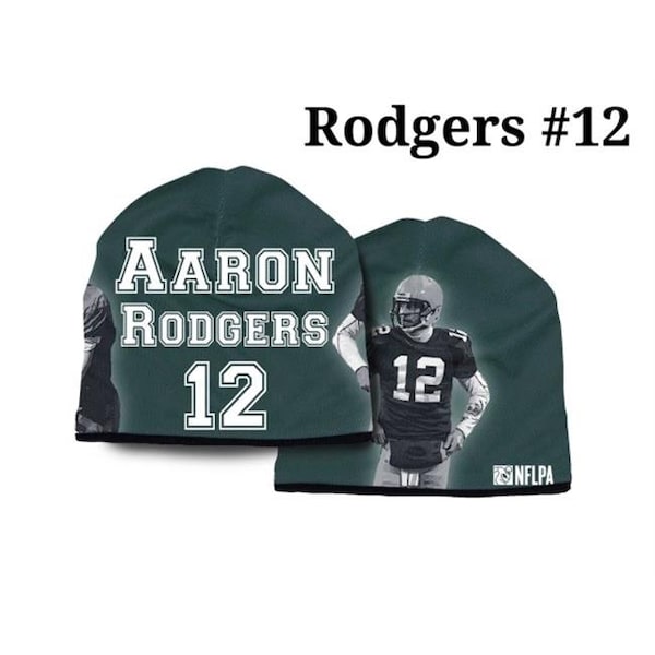 American Mills Green Bay Packers Beanie Lightweight Aaron Rodgers Design - 1122702354