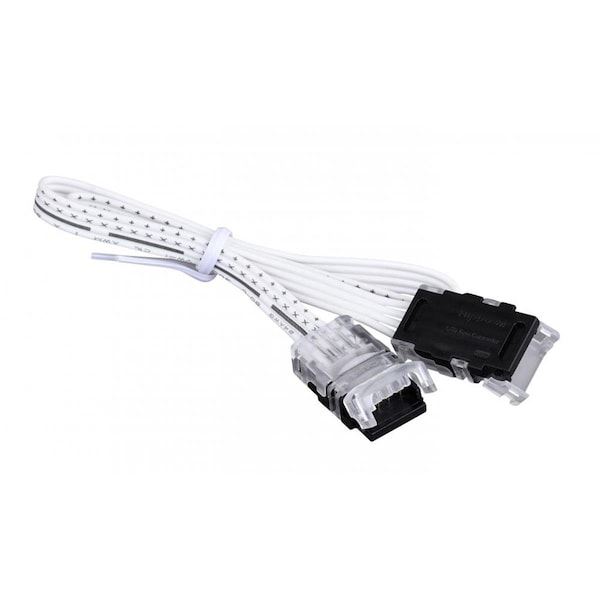 Vaxcel 12 pulgadas Instalux Cable de conexión de cinta a cinta, Blanco - X0109