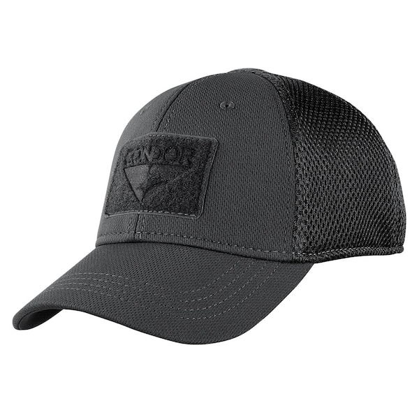Condor Outdoor Products COOL MESH TACTICAL CAP, BLACK, L - 161204-002-L