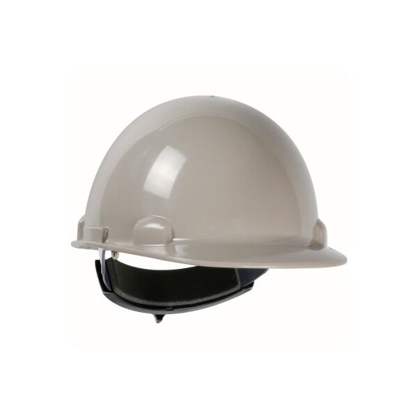 Pip Dynamic Dom Cap Style Dome Hard Hat HDPE Shell, 4-PT Suspension, Rachet Adjustment, Gray - 280-HP341R-09