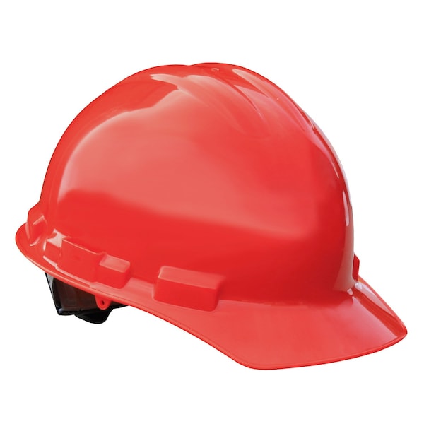 Radians Radians GHR4 Granite Cap Style Hard Hat, 4 Point Ratchet, Red - GHR4-RED