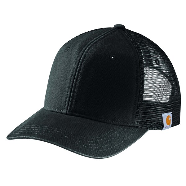 Carhartt Men's AH5298 Canvas Mesh Back Cap OS Hats Unassigned Black - AH5298-M / 105298-BLKOS