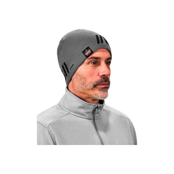 Ergodyne Ergodyne N-Ferno 6819BT Beanie, Be Tenacious, Gray - 16809