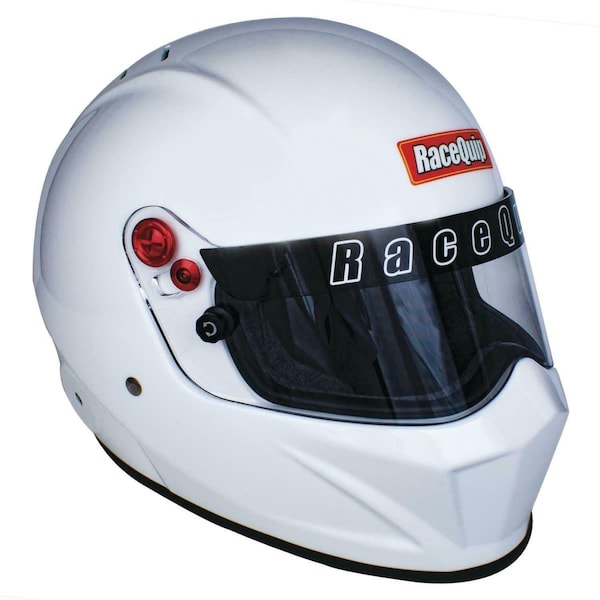 Racequip 286113 Vesta20 SA2020 Full-Face Racing Helmet, White - Medium - RQP-286113
