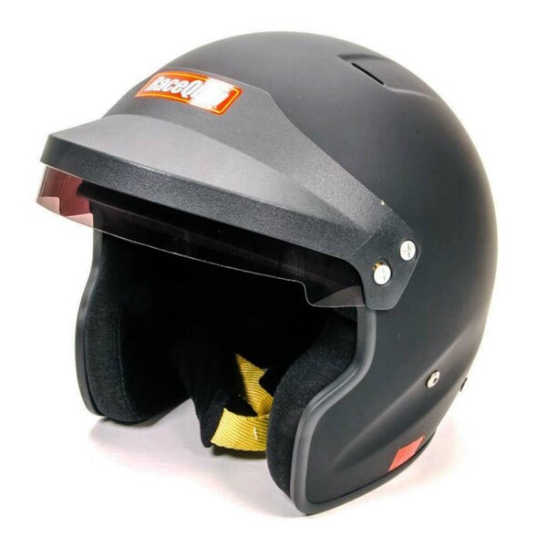 Racequip 256002 Open Face Helmet for SA2020, Black - Small - RQP-256002