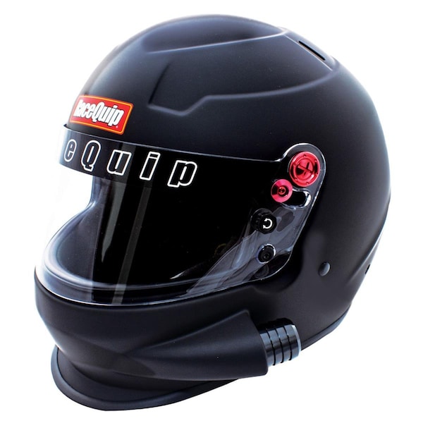 Racequip 296995 Side Air Pro20 SA2020 Flat Helmet, Black - Large - RQP-296995