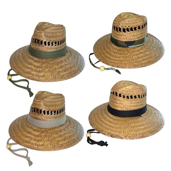 Dorfman Dorfman Pacific Safari Hat Natural Assorted - TMMS824